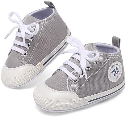 UARO Baby Star High Top Sneaker for Newborn to 18 Months