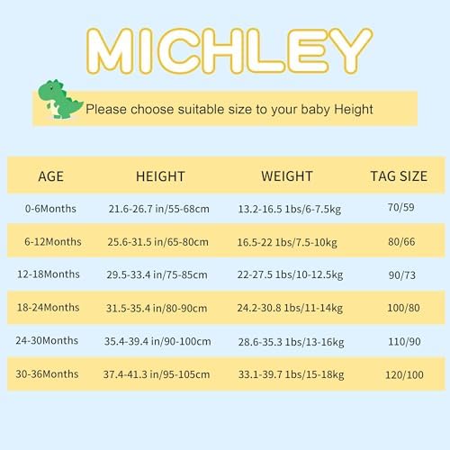 MICHLEY Baby Hooded Romper Animal Costume for Halloween 2-36 Months