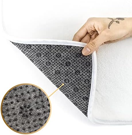 Golden Ornament Bath Mat 16x24 Non-Slip