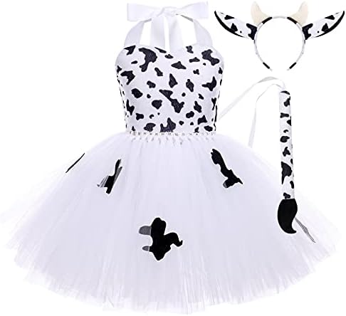 Toddler Safari Animal Costume Tutu Dress with Ears Headband Tail