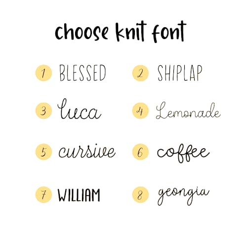 Handmade Personalized Baby Name Knit Sweater for Kids