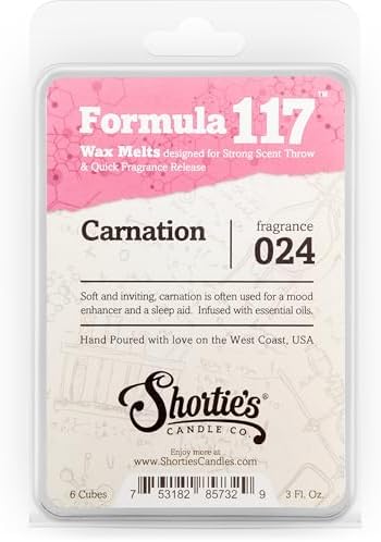 Shorties Candle Company Pure Carnation Wax Melts - 3 Oz Bar 1