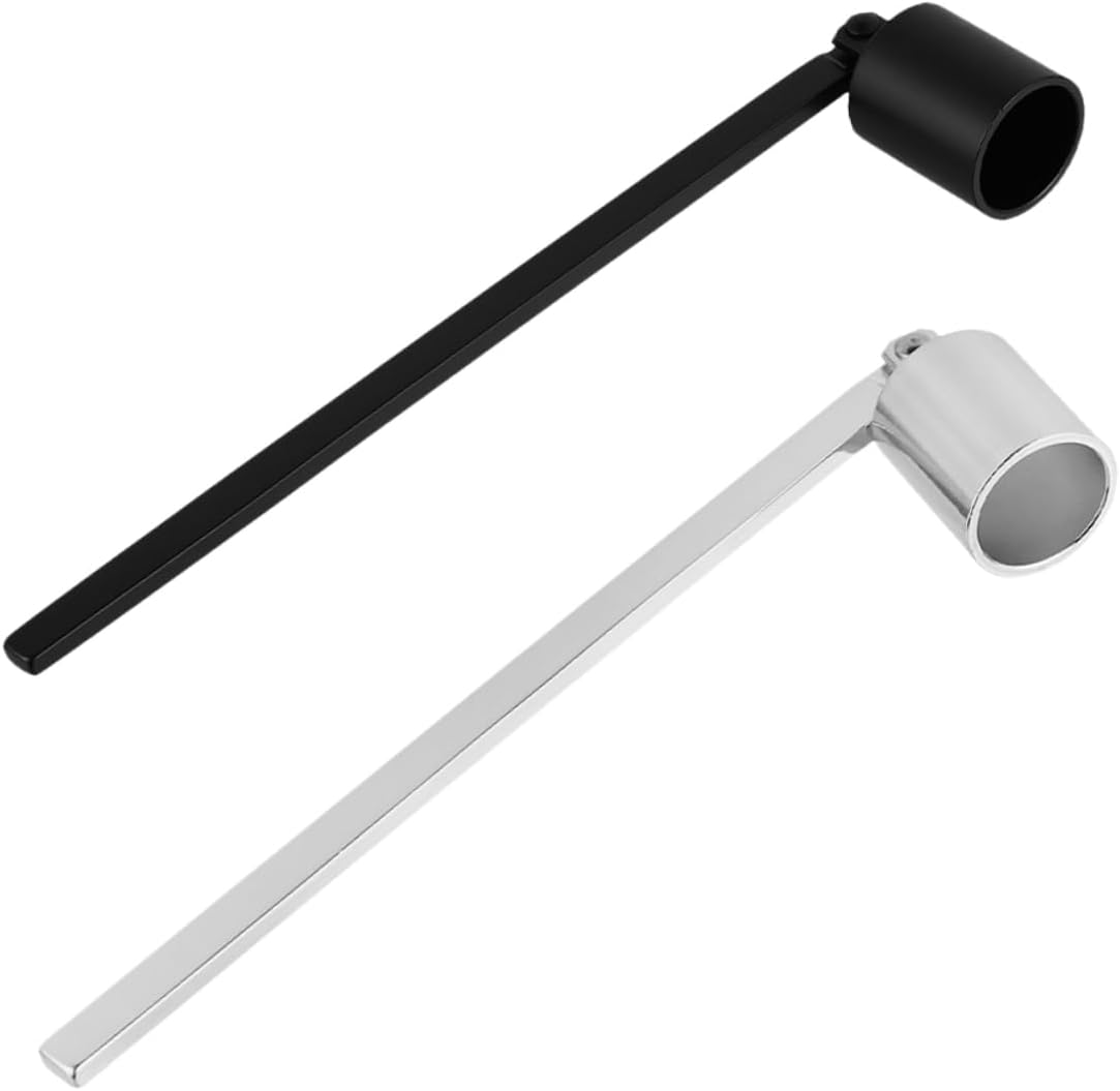 HOLIDYOYO 2pcs Candle Snuffer and Wick Trimmer Set