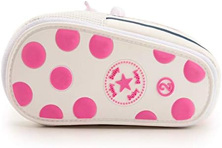 KIDSUN Soft Sole Canvas Sneakers for Newborns and Toddlers