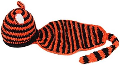 Tiger Costume Beanie Hat for Newborn Baby Photography