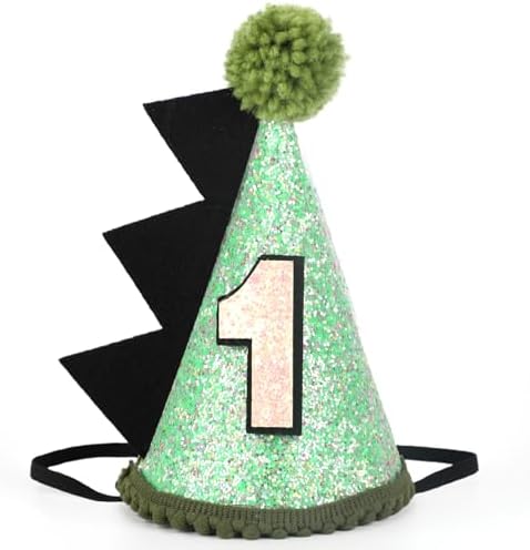 Cecliy Dinosaur Birthday Hat for Boy Party Decor Headwear