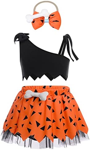 IDOPIP Stone Age Caveman Costume for Kids 6M-6T