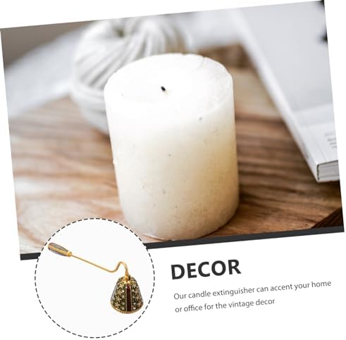 ERINGOGO Rhinestone Star Candle Snuffer Set for Home Decor