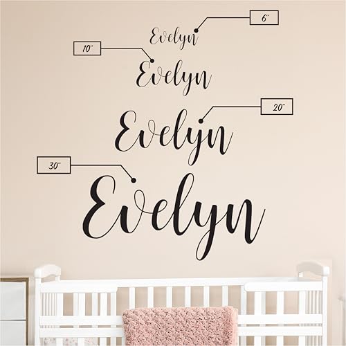 Custom Wood Name Sign - 13 Inch Thick Boho Style