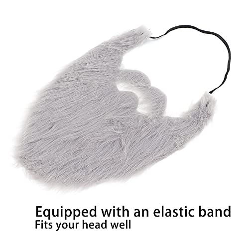 Yosoo Grey Beard Funny Costume Facial Hair