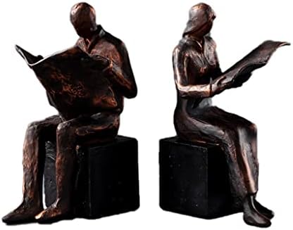 ZJDYDY Resin Bookend Metallic Character Design 55x43x79inch