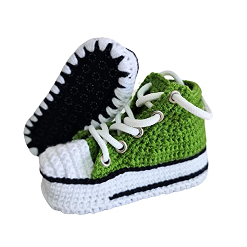 Sa By Seay Organic Green Baby Booties Handmade