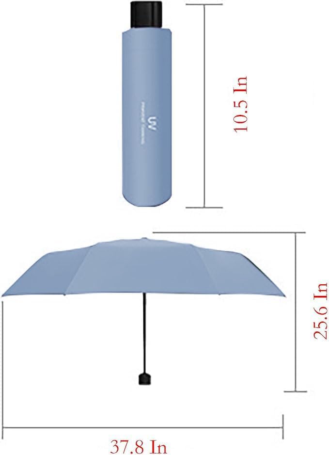 Yansanido 378 x 256 Blue Folding Umbrella