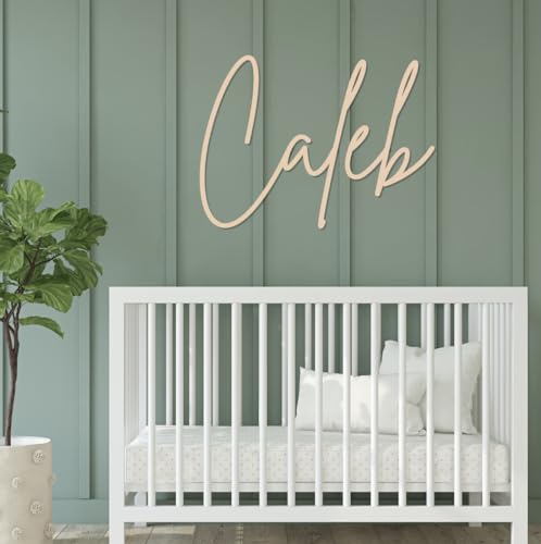 Yippee Daisy Custom Baby Name Sign - Modern Font