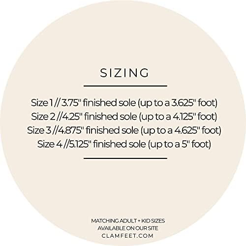 CLAMFEET Organic Soft Sole Baby Shoes for New Walkers 1