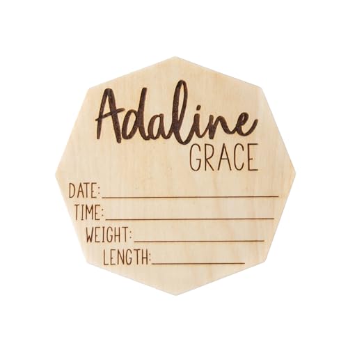 Personalized Newborn Announcement Sign - Boy Girl