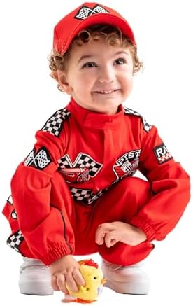 Handmade Race Car Driver Costume for Toddlers