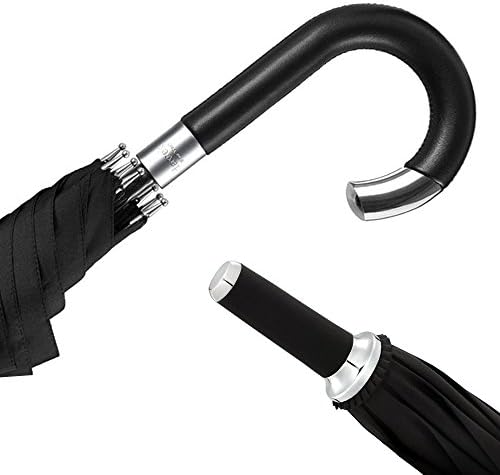 Davek Elite Umbrella Classic Black Automatic Open Windproof