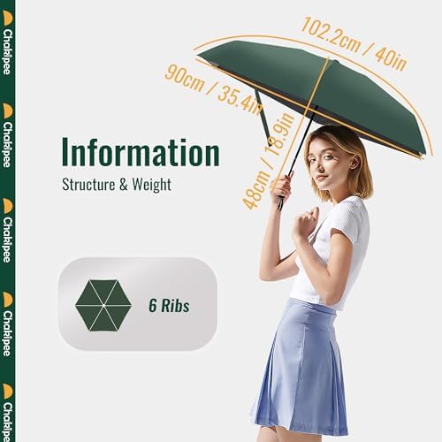 Chakipee Mini UV Umbrella - Compact Lightweight for Travel and Sun Protection 1