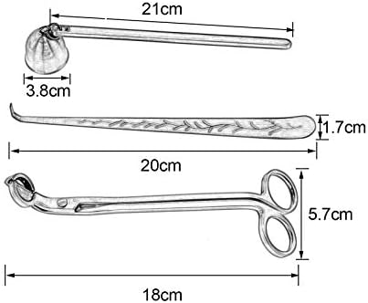MUXSAM 3 in 1 Candle Snuffer Set Rose Gold 1