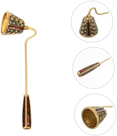 Ciieeo Candle Snuffer with Rhinestone Star Design