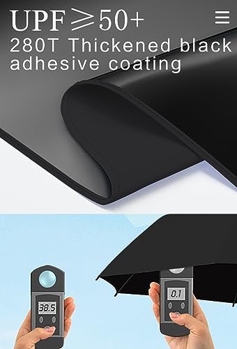 Moorrlii Mini Travel Folding Umbrella - UPF 50 Sun Rain Protection