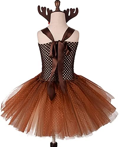 ODIZLI Toddler Santa Reindeer Christmas Costume with Headband