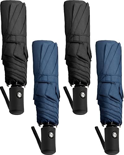 Yahenda 4 Pack Windproof Folding Travel Umbrellas