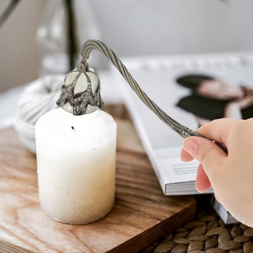 Alipis Retro Metal Candle Snuffer Holder