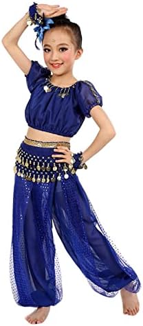 AMIMOJY Handmade Belly Dance Costume for Girls Winter