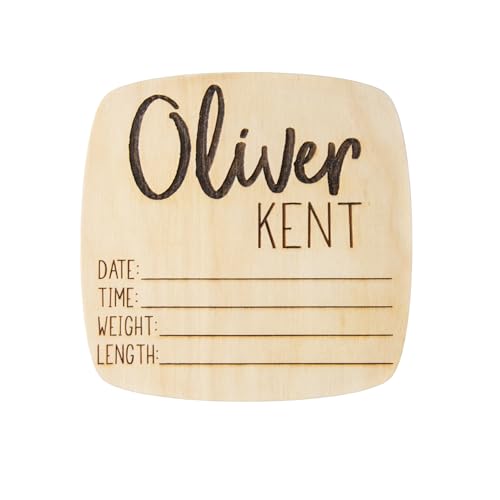 Custom Newborn Announcement Sign - Personalized Baby Name Sign for Hospital