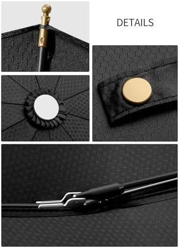 Rain Cats Large 46 Inch Windproof Folding Umbrella