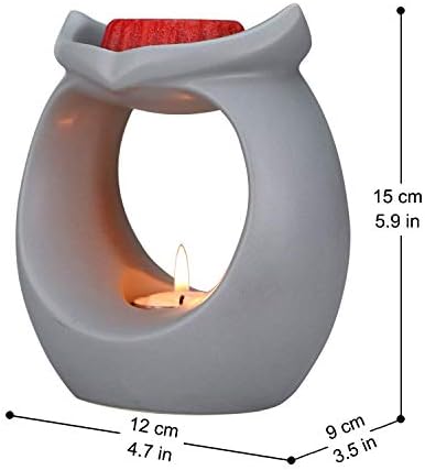 STAR MOON Owl Tealight Wax Warmer with Aromatherapy