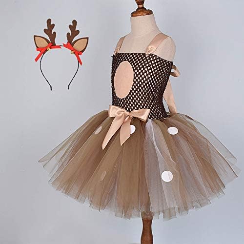 Toddler Girls Christmas Jungle Party Animal Costume 1