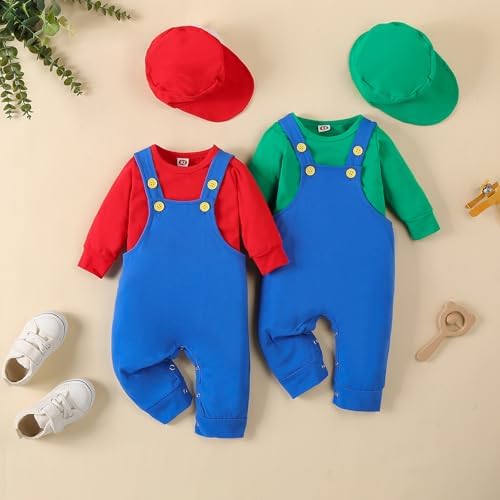VINUOKER Baby Boy Super Mario Halloween Outfit Set 1