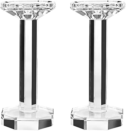 kitCom Crystal Candlestick Holders Set of 2 1