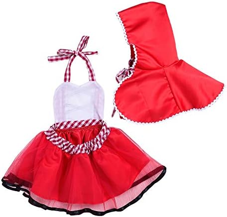 OwlFay Toddler Little Red Riding Hood Costume Set