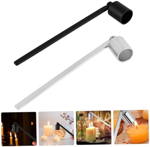 HOLIDYOYO 2pcs Candle Snuffer and Wick Trimmer Set