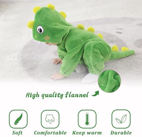 TONWHAR Baby Halloween Dinosaur Costume Set