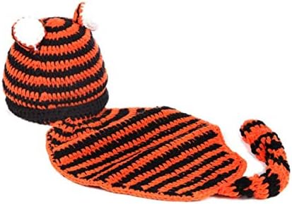 Tiger Costume Beanie Hat for Newborn Baby Photography
