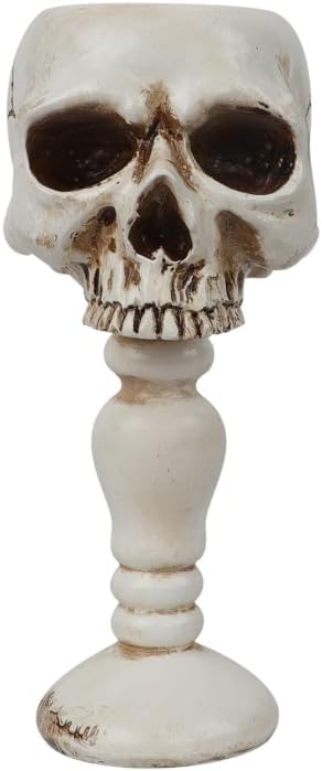 Holiberty Gothic Halloween Skull Candle Holder 1