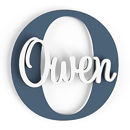 Personalized Baby Name Sign with Satin Finish