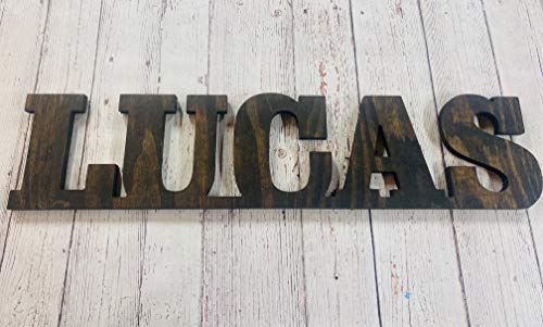 Handmade Wooden Name Sign for Baby or Kids