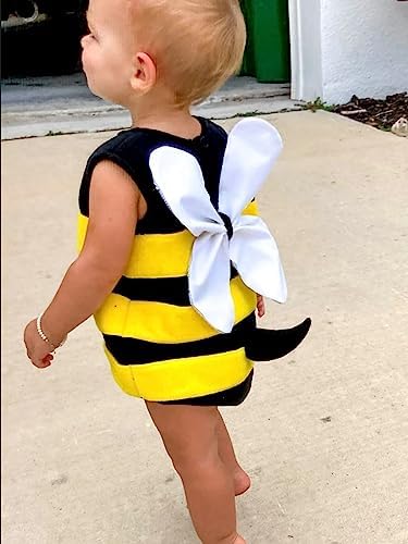 Madjtlqy Halloween Bee Costume for Baby 2pcs Set
