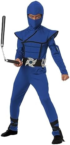 Child Blue Stealth Ninja Costume X-Small