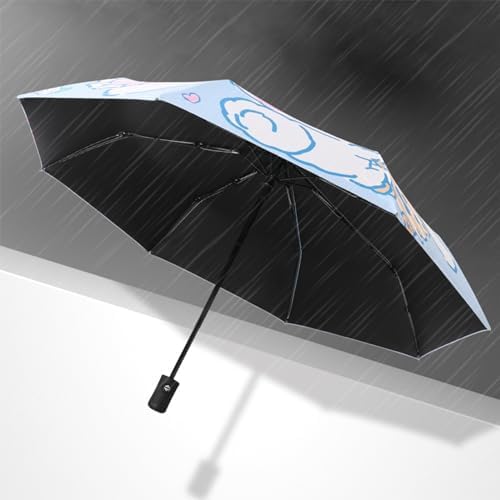 Rondlaho Cartoon Cinna Dog Folding Umbrella 1