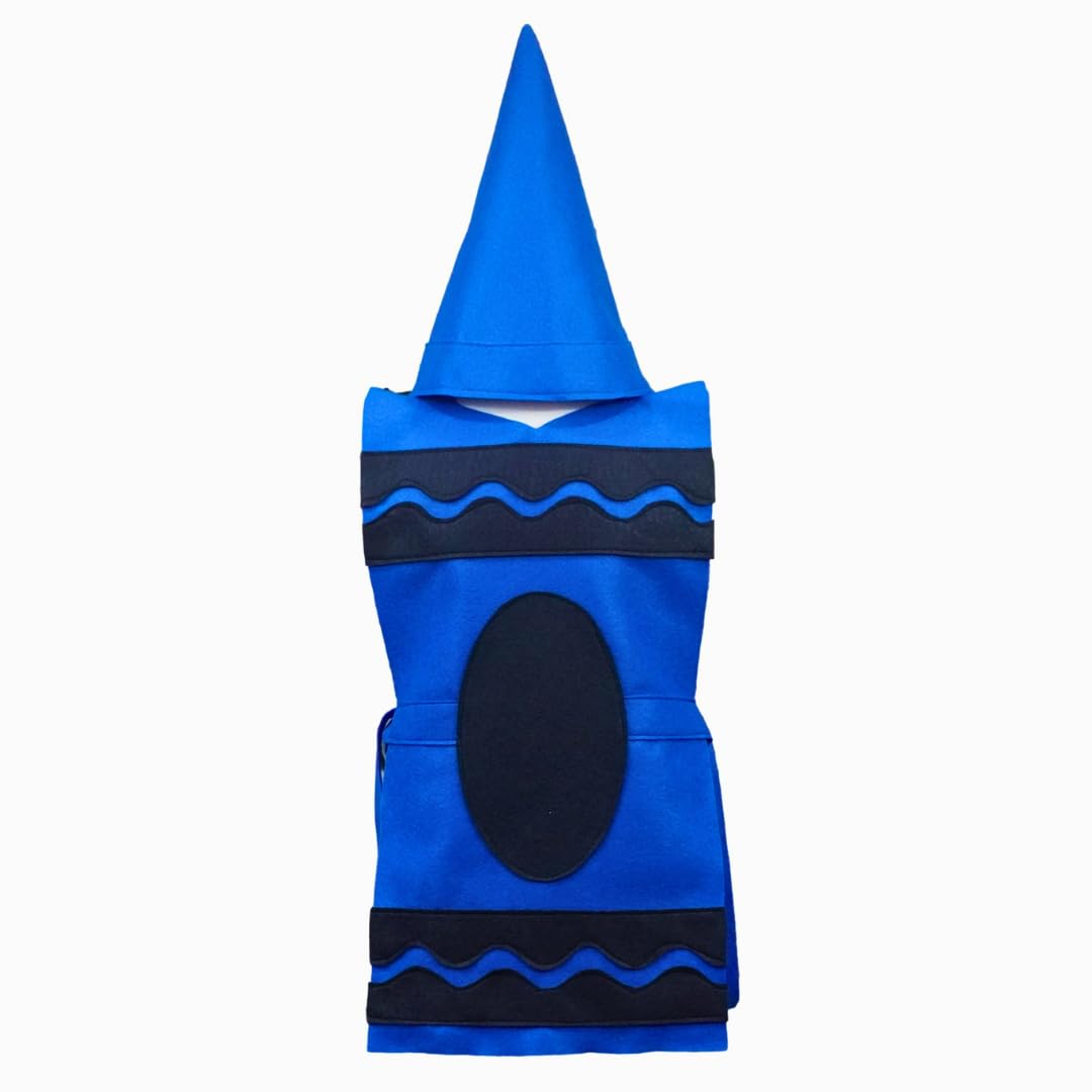 Blue Crayon Costume Set for Kids and Teens