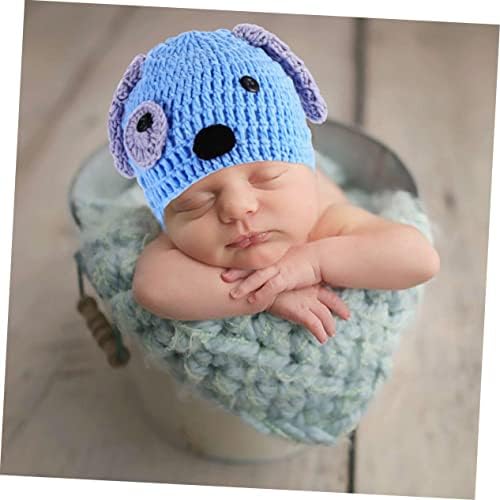 PACKOVE Infant Knitted Costume Set for Newborn and Puppy Modeling 1