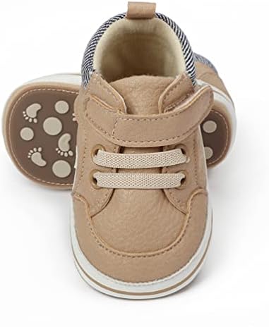 SABATUTU Baby Boys Girls Pre-Walking Sneakers with Anti-Slip Rubber Sole