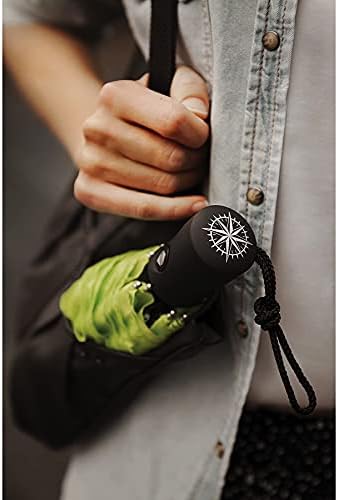 Lewis N Clark Travel Umbrella Orange